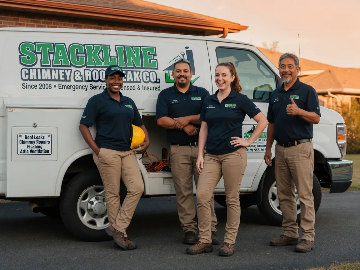 Chimney flashing repair company in Henderson, MI